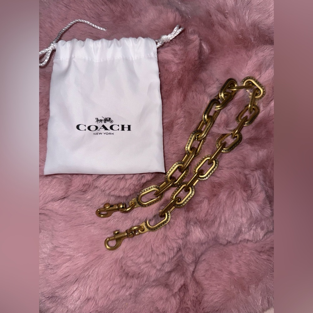 Coach Link Chain Strap